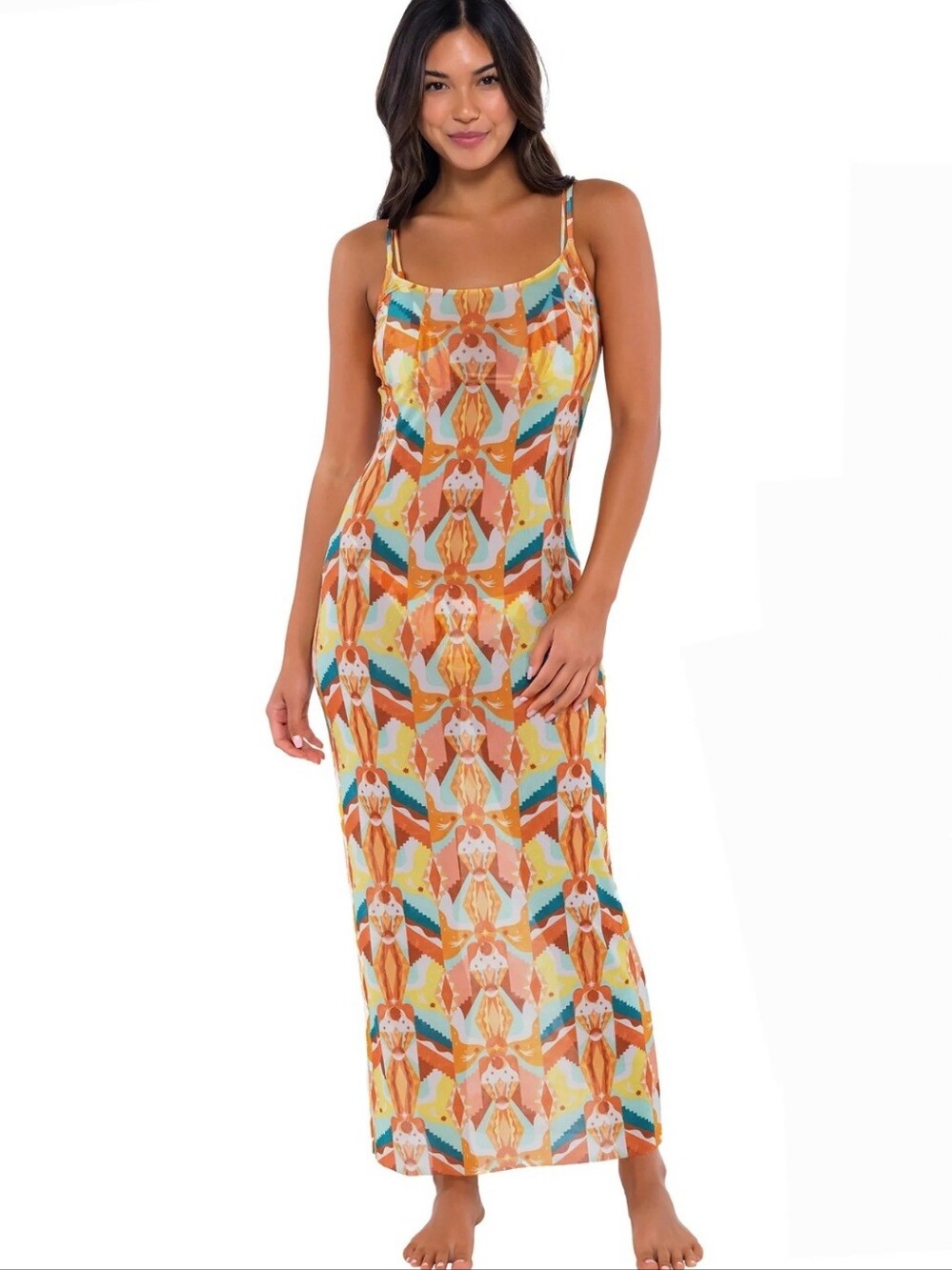 B Swim Moondance Jacinta beach M Maxi cover up Dress size medium brand new